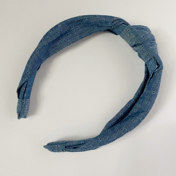 Denim Knotted Headband NWT - Picture 1 of 3